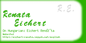 renata eichert business card